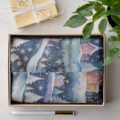 雪の中の村の休日 薄葉紙 (ギフト)