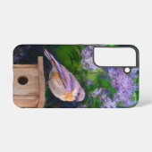 雪の中の東部ブルーバード – オリジナル写真 SAMSUNG GALAXYケース (裏面横)