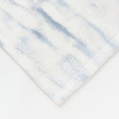 雪の中の栗のソレル四分の馬 フリースブランケット (角)