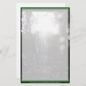 雪の中の森の太陽#64 便箋 (正面/裏面)