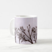 雪の中の植物 クラシックホワイトマグ コーヒーマグカップ (正面左)