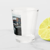 雪の中の橋 ショットグラス (右)