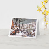 『雪の中の狩人ピーター·ブルーゲル·ザ·エルダー』 カード (黄色い花)