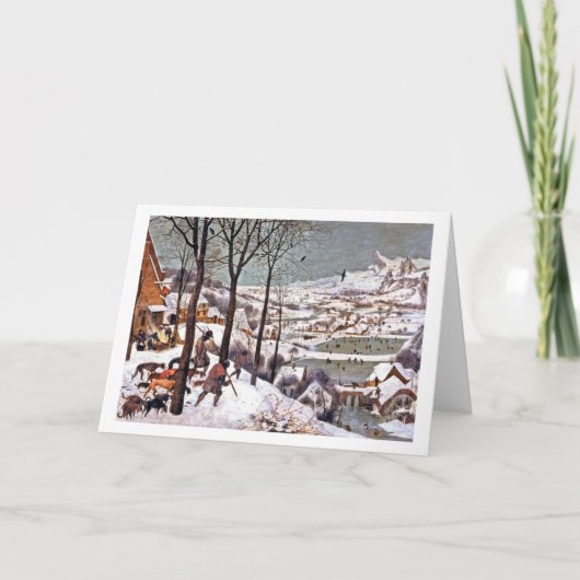 『雪の中の狩人ピーター·ブルーゲル·ザ·エルダー』 カード (正面)