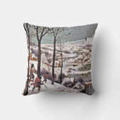 『雪の中の狩人ピーター·ブルーゲル·ザ·エルダー』 クッション (裏面)