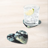 雪の中の狼 ペーパーコースター (インサイチュ)