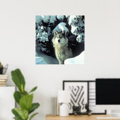 雪の中の狼 ポスター (ホームオフィス)