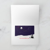 雪の中の猫 シーズンカード (内部)