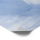 雪の中の猫 ポスター (角)