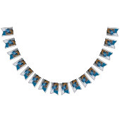 雪の中の白い胸のヌサッチ – オリジナル写真 バンティングフラッグ (全)