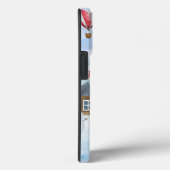 雪の中の秋田犬のクリスマスドッグハウス Case-Mate iPhoneケース (裏面 / 右)