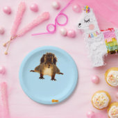 雪の中の紅リス ペーパープレート (パーティー)