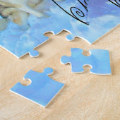 雪の中の美しいシベリアン·ハスキー ジグソーパズル (側面)