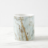 雪の中の草 コーヒーマグカップ (中央)