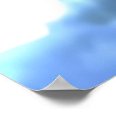 雪の中の赤い狐 | AIアートポスター ポスター (角)