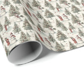 雪の中の郷愁 ラッピングペーパー (ロールコーナー)