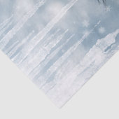 雪の中の馬のマスタング 薄葉紙 (詳細)