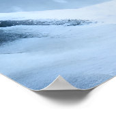 雪の中の馬 | AIアートポスター ポスター (角)