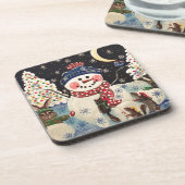 「雪の中の魔法の夜」 コースター (左側)