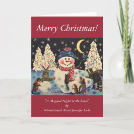 「雪の中の魔法の夜」 シーズンカード