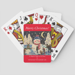 「雪の中の魔法の夜」 トランプ