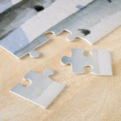 雪の中の鹿 ジグソーパズル (側面)