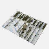 雪の中の鹿 ドアマット (アングル)