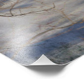 雪の中の鹿 フォトプリント            (角)