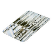 雪の中の鹿 マグネット (左側)