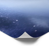 雪の中の黄金の毒のカエル | AIアートポスター ポスター (角)