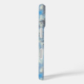 雪の中の黒いアパルーサの馬 Case-Mate iPhoneケース (裏面 / 右)