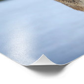 雪の中の14x11うさぎ フォトプリント (角)