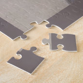 雪の中をぶらつくホッキョクグマのヴィンテージイラストレーション ジグソーパズル (側面)