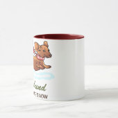 雪の中をダシュント マグカップ (中央)