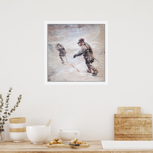 雪の中を徘徊 ポスター (キッチン)