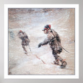 雪の中を徘徊 ポスター (正面)