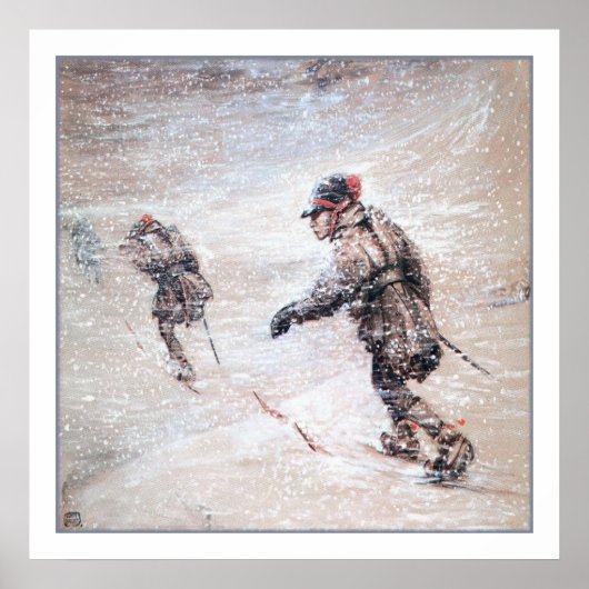 雪の中を徘徊 ポスター (正面)