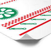 雪の中を漂う ポスター (角)