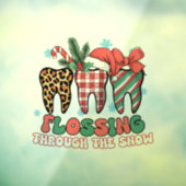 雪の中を漂っている ウィンドウサイン (シート3)