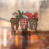 雪の中を漂っている ウィンドウサイン (シート2)