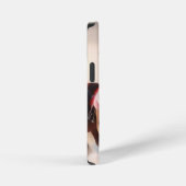 雪の中を疾走する：サンタの魔法の馬 iPhoneケース (右側面)