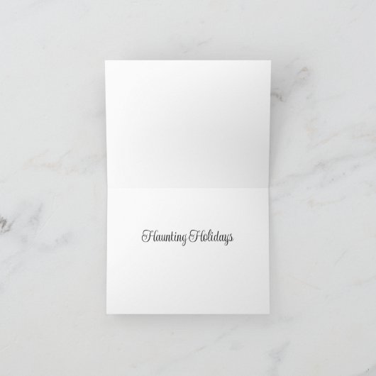 雪の中を駆け抜ける カード (内部)