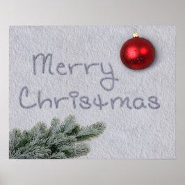 雪の中書の聖降誕祭 ポスター