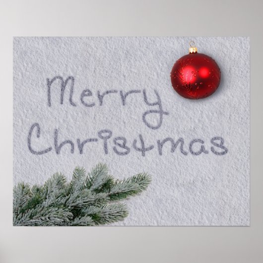 雪の中書の聖降誕祭 ポスター (正面)