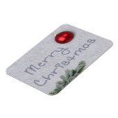 雪の中書の聖降誕祭 マグネット (左側)