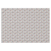 雪の中遊のクリスマスネズミ テーブルクロス (正面(横))