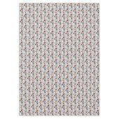 雪の中遊のクリスマスネズミ テーブルクロス (正面)