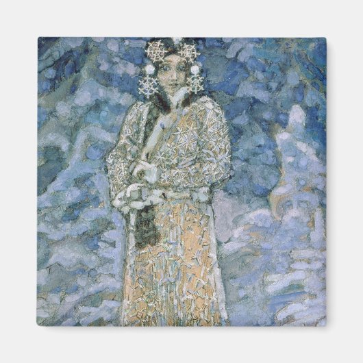 雪の乙女、オペラのスケッチ マグネット (正面)