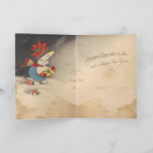 雪の人たち「チアオ」ヴィンテージ シーズンカード (内部)