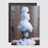 雪の人形Vを建てた (正面/裏面)